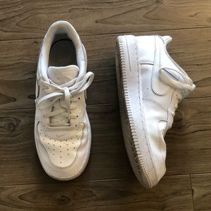 White Air Force ones (Youth size 3)